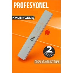 Engithalat Geniş Kalın Tırnak Törpüsü 100/180 Grid Profesyonel