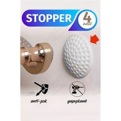 Engithalat Kapı Stopperi Golf Topu Model Kapı Çarpma Önleyici 4 Adet