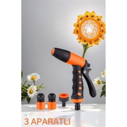 Engithalat Sulama Tabancası Seti Basınçlı 3 Aparatlı