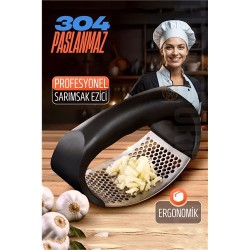 Engithalat Sarımsak Ezici Zencefil Meyve Ezici 304 Paslanmaz Çelik