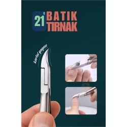 Engithalat Tırnak Batık Makası Pedikür Makası Paslanmaz Çelik Profesyonel
