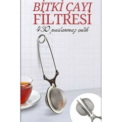Engithalat Kıskaçlı Bitki Çayı Filtresi Top Çay Demliği Çay Filtresi Maşası