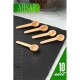 ModaCar Ahşap Baharat Kaşığı Mini 10 Adet ModaCar Ahşap Baharat Kaşığı Mini 10 Adet