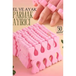 Engithalat Oje Parmak Ayırıcı Pedikür Süngeri Oje Kurutucu Sünger 50 ADET
