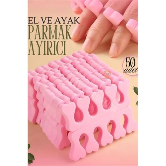 ModaCar Oje Parmak Ayırıcı Pedikür Süngeri Oje Kurutucu Sünger 50 ADET ModaCar Oje Parmak Ayırıcı Pedikür Süngeri Oje Kurutucu Sünger 50 ADET
