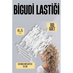 Engithalat Bigudi Lastiği Perma Lastikleri 144 ADET