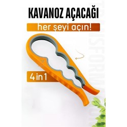 Engithalat Kavanoz Şişe Açacağı 4 Tip Açacak 4 in 1