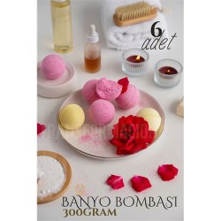 Engithalat Banyo Bombası Jakuzi Küvet Banyo Bombası Topu 6 adet 300 Gr