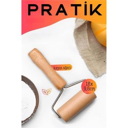 Engithalat Pratik Merdane Ahşap Ergonımik Oklava