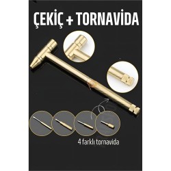 Engithalat Çekiç ve 4 Farklı Tornavida Multi Set