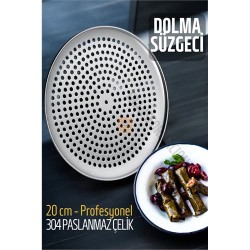 Engithalat Sarma Dolma Süzgeci 20 cm 304 Paslanmaz Çelik