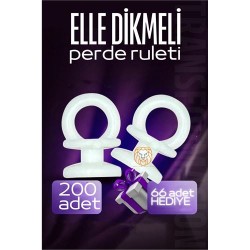 Engithalat Elle Dikmeli Perde Düğmesi Perde Ruleti 266 ADET