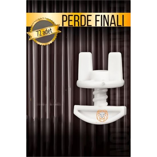 ModaCar Perde Finali Perde Sonlandırıcı Stop Korniş Finali Sonu 72 Adet ModaCar Perde Finali Perde Sonlandırıcı Stop Korniş Finali Sonu 72 Adet