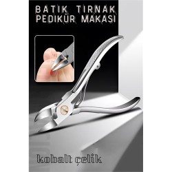 Engithalat Pedikür Makası Tırnak Batık Makası Kobalt Çelik Profesyonel