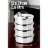 Engithalat Sefer Tası Yemek Kabı Paslanmaz Çelik 4 Katlı 12 cm 650 ml