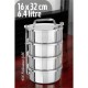 Engithalat Sefer Tası Yemek Kabı Paslanmaz Çelik 4 Katlı 16 cm 1.6 LİTRE Engithalat Sefer Tası Yemek Kabı Paslanmaz Çelik 4 Katlı 16 cm 1.6 LİTRE