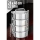 Engithalat Sefer Tası Yemek Kabı Paslanmaz Çelik 4 Katlı 24 cm 5.5 LİTRE Engithalat Sefer Tası Yemek Kabı Paslanmaz Çelik 4 Katlı 24 cm 5.5 LİTRE