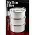 Engithalat Sefer Tası Yemek Kabı Paslanmaz Çelik 3 Katlı 14 cm 3 LİTRE