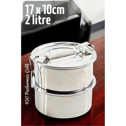 Engithalat Sefer Tası Paslanmaz Çelik Yemek Kabı 17 cm 2 LİTRE