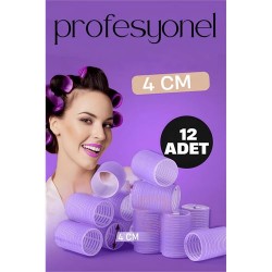 Engithalat 4 Cm Bigudi Saç Bigudisi Profesyonel 12 ADET