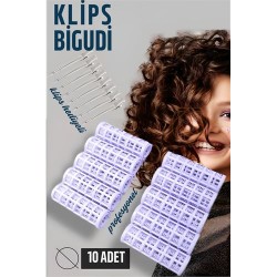 Engithalat Klipsli Bigudi Klips Toka Seti 10 Adet
