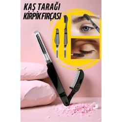 Engithalat Kirpik Fırçası Kaş Tarağı Kaş ve Kirpik Fırçlı Tarak