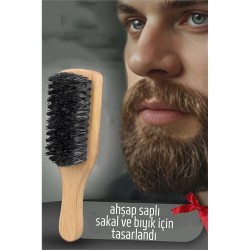 Engithalat Sakal Tarama Fırçası Ahşap Saplı