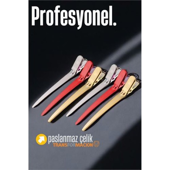 ModaCar Saç Klipsi Metal Çelik Toka Profesyonel 6 Adet ModaCar Saç Klipsi Metal Çelik Toka Profesyonel 6 Adet