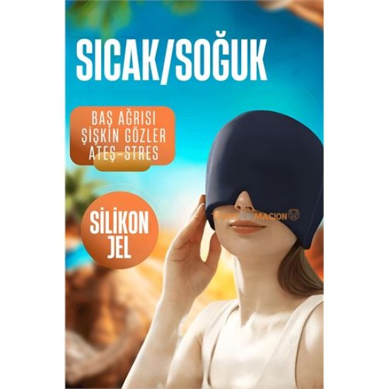 ModaCar Sıcak Soğuk Jel Yüz Maskesi Baş Ağrısı Şişmiş Gözler Gerginlik Maskesi ModaCar Sıcak Soğuk Jel Yüz Maskesi Baş Ağrısı Şişmiş Gözler Gerginlik Maskesi