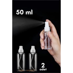 Engithalat Püskürtücü Boş Sprey Şişe 50 Ml 2 ADET