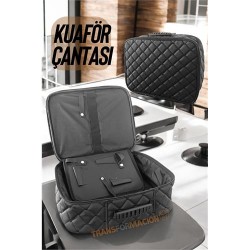 Engithalat Kuaför Çantası Kapitone Deri Berber Çantası