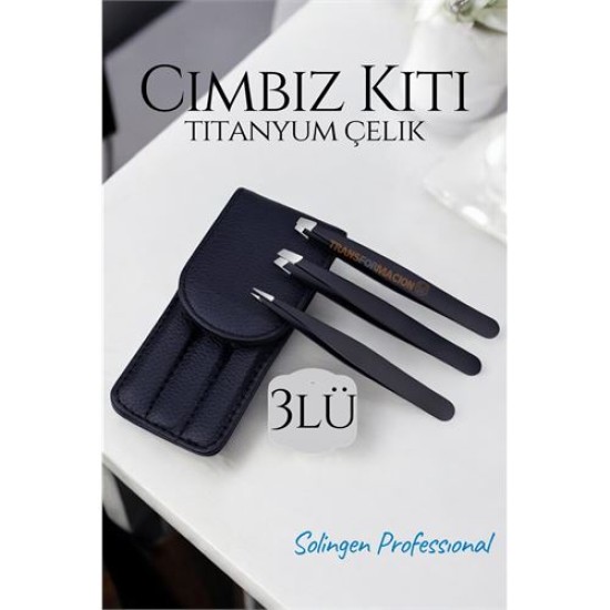ModaCar Cımbız Kiti Deri Kılıflı Titanyum Çelik Solingen ModaCar Cımbız Kiti Deri Kılıflı Titanyum Çelik Solingen