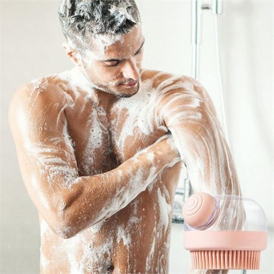 ModaCar Şampuan Hazneli Silikon Peeling ve Masaj Fırçası ModaCar Şampuan Hazneli Silikon Peeling ve Masaj Fırçası