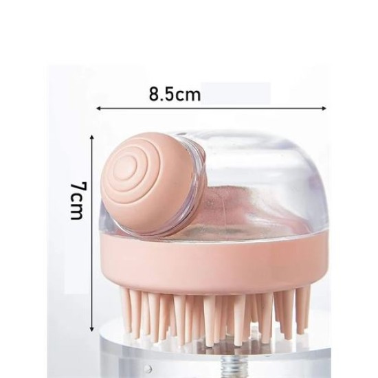 ModaCar Şampuan Hazneli Silikon Peeling ve Masaj Fırçası ModaCar Şampuan Hazneli Silikon Peeling ve Masaj Fırçası