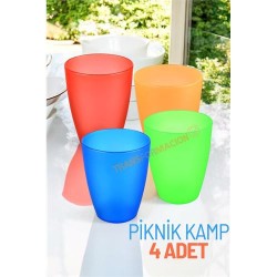 Engithalat Bardak Seti Kamp Piknik Bardağı 4 ADET