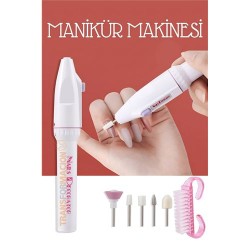 Engithalat Pilli Manikür Makinesi Tırnak Törpü Seti