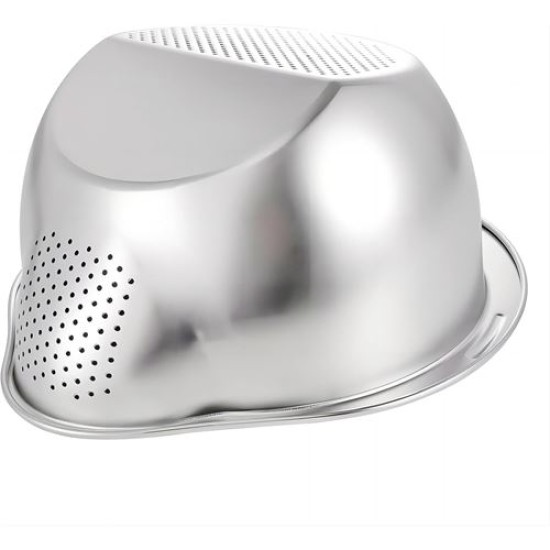 ModaCar Inox Süzgeç Pirinç Makarna Salata Süzgeci 304 Paslanmaz Çelik 2 ADET ModaCar Inox Süzgeç Pirinç Makarna Salata Süzgeci 304 Paslanmaz Çelik 2 ADET