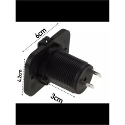 Engithalat 12-24 Volt  USB Soket Tekne Oto Kamyonet Soketi Marine Tip Soket