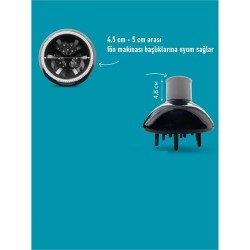 Engithalat Isı Ayarlamalı Fön Için Difüzör Vigo Başlık Dönerli Profesyonel
