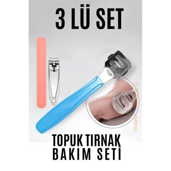 Modacar Topuk Raspa Tırnak Makası Törpü Seti Mery Solingen Modacar Topuk Raspa Tırnak Makası Törpü Seti Mery Solingen