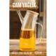Modacar Yağ Sirke Şişesi Yağlık Borosilikat Cam 1000 ML Modacar Yağ Sirke Şişesi Yağlık Borosilikat Cam 1000 ML