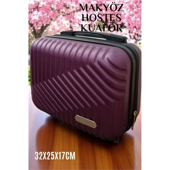 Modacar Makyaj Çantası Kuaför Çantası Kabin içi Çanta Hostes Çantası MOR Modacar Makyaj Çantası Kuaför Çantası Kabin içi Çanta Hostes Çantası MOR