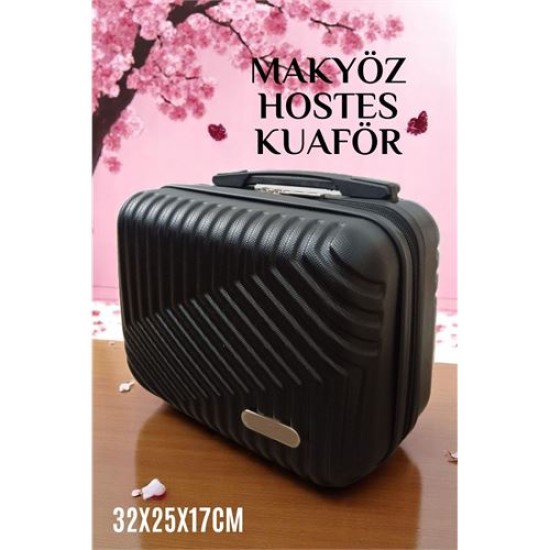 Modacar Makyaj Çantası Kuaför Çantası Kabin içi Çanta Hostes Çantası SİYAH Modacar Makyaj Çantası Kuaför Çantası Kabin içi Çanta Hostes Çantası SİYAH