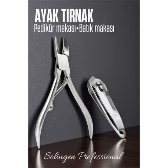 Modacar Ayak Tırnak Makası Batık Tırnak Makas Seti Pedikür Tırnak Makası Merys Solingen Modacar Ayak Tırnak Makası Batık Tırnak Makas Seti Pedikür Tırnak Makası Merys Solingen