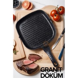 Engithalat Döküm Granit Izgara Tavası Laviolette Design
