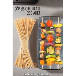 Engithalat Çöp Şiş İkram Çubukları Bamb 200 ADET