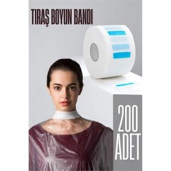 Engithalat Kuaför Tıraş Boyun Bandı - Berber Boyun Bandı Tek Kullanımlık Boyun Bandı 200 Adet