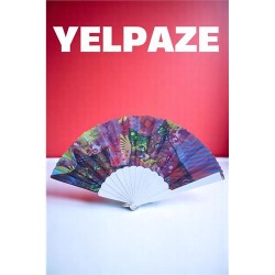 Engithalat Desenli Yelpaze – Renkli ve Şık Figürlü Tasarım