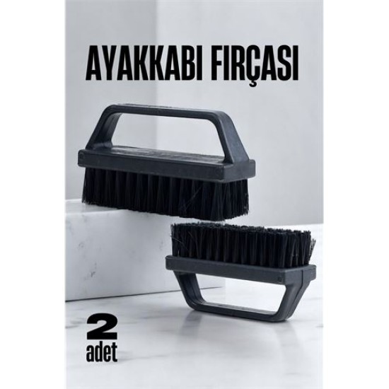 Engithalat Sert Kıllı Ayakkabı Fırçası - Leke Çıkarıcı Elbise Fırçası 2 ADET