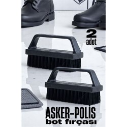 Engithalat Sert Kıllı Asker-Polis Bot Fırçası - Leke Çıkarıcı Elbise Fırçası 2 ADET